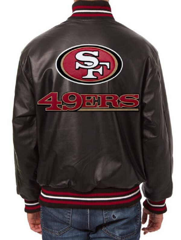 San Francisco 49ers Varsity Leather Jacket