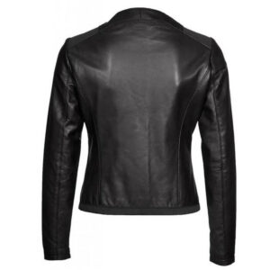 Agents Of Shield Skye Bomber Black Jacket Skye Bomber Black Leather Jacket