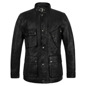 Blitz Jason Statham Black Leather Jacket