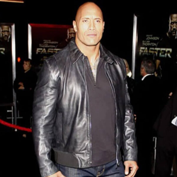 Dwayne Johnson San Andreas Leather Jacket