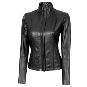 Emma Watson Black Leather Jacket