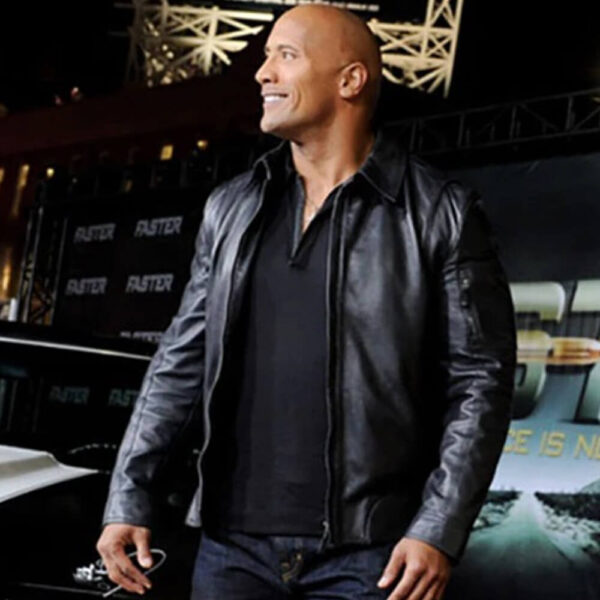 Dwayne Johnson San Andreas Leather Jacket