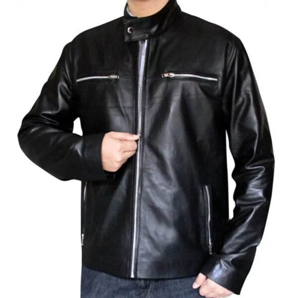 Bobby Hayes RIPD Kevin Bacon Black Jacket RIPD Kevin Bacon Black Leather Jacket