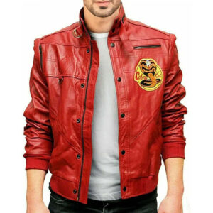 Johnny Lawrence The Karate Kid Cobra Kai Red Jacket