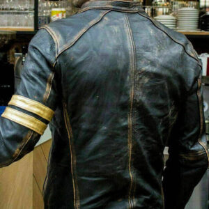 Men's Vintage Distressed Leather Jacket