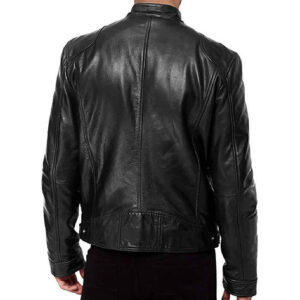 Men's Vintage Slim Fit Biker Leather Jacket