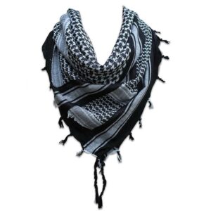 Cotton Shemagh Arab Keffiyeh Military Style Desert Tactical Head Scarf Neck Wrap