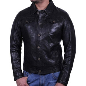 Men's Casual Button Shirt Collar Jacket