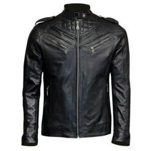 Men's Vintage Retro Biker Leather Jacket