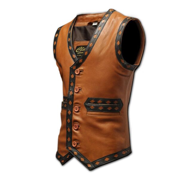 The Warriors Movie Leather Biker Vest