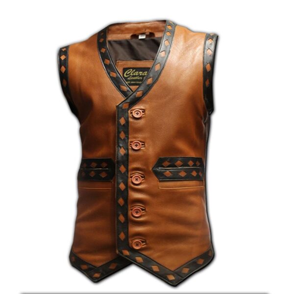 The Warriors Movie Leather Biker Vest