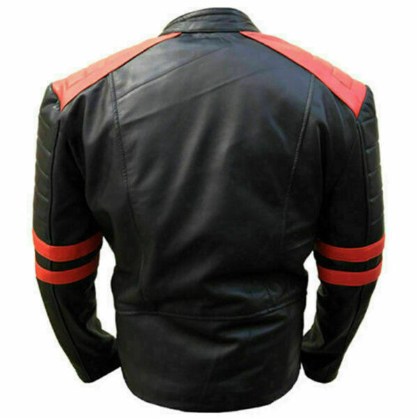 Men's Brando Vintage Biker Leather Jacket