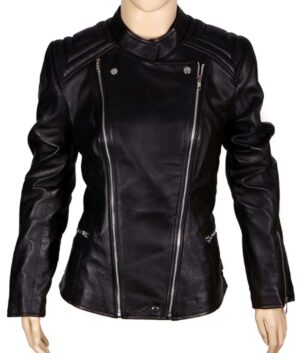 Abbey Crouch Black Leather Jacket