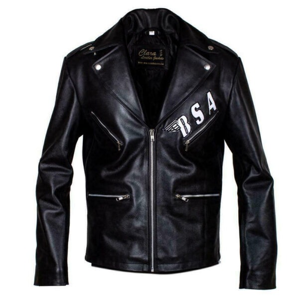 Rockers Revenge Black Leather Jacket