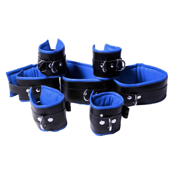 7 Piece Restraints Leather BDSM