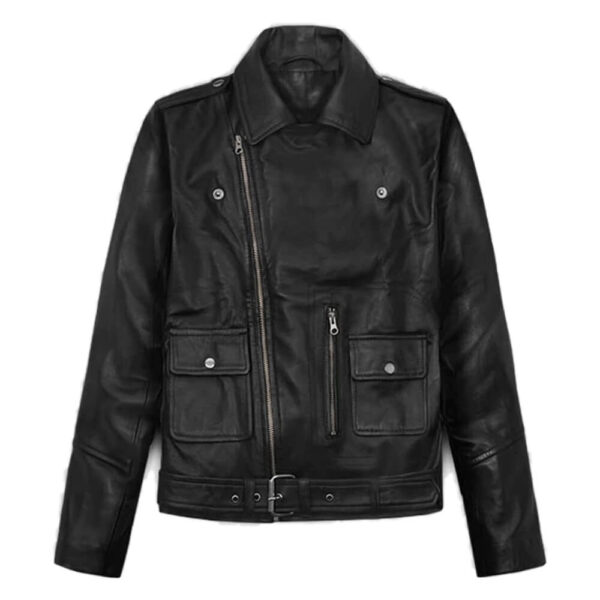 Tomb Raider Black Leather Jacket