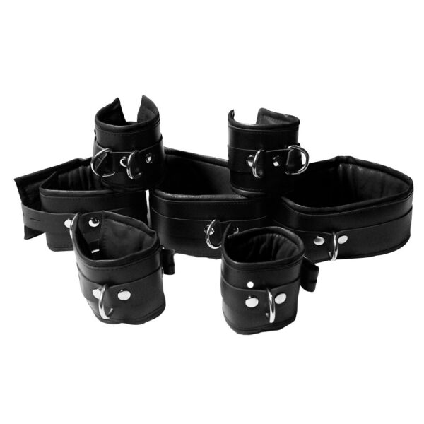 Piece Restraints Leather Bondage BDSM